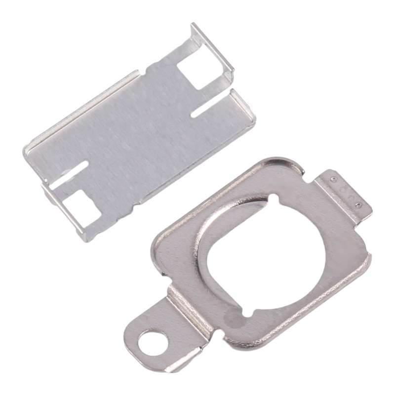 For iPhone 15 Plus 1 Pair Flashlight / Mic Iron Sheet Cover (On The Back Cover)