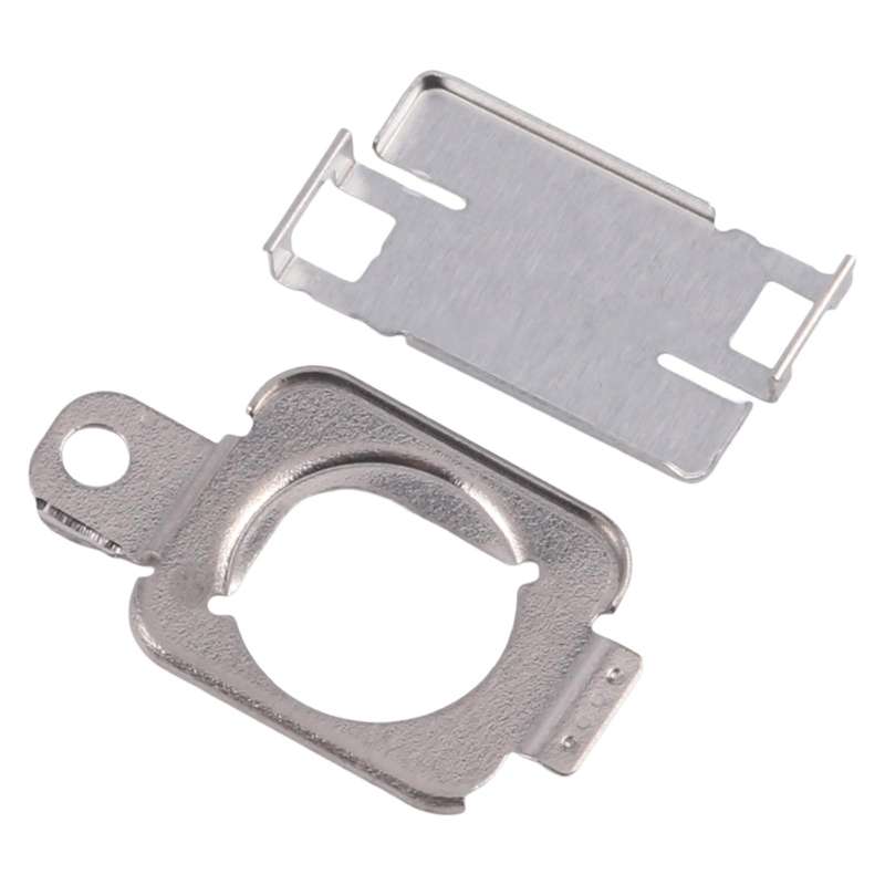 For iPhone 15 Plus 1 Pair Flashlight / Mic Iron Sheet Cover (On The Back Cover)
