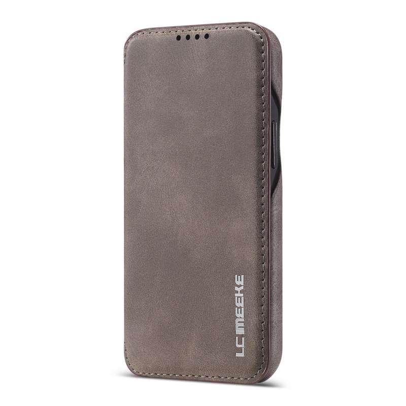 For iPhone 12 mini LC.IMEEKE Hon Ancient Series Horizontal Flip Leather Case with Holder & Card Slot