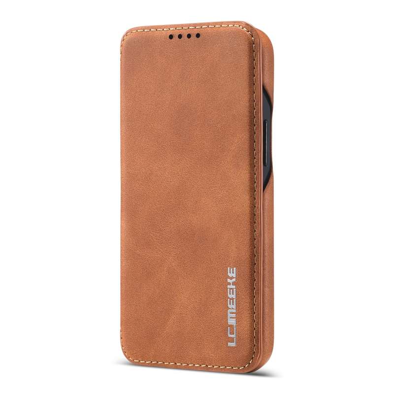 For iPhone 12 mini LC.IMEEKE Hon Ancient Series Horizontal Flip Leather Case with Holder & Card Slot
