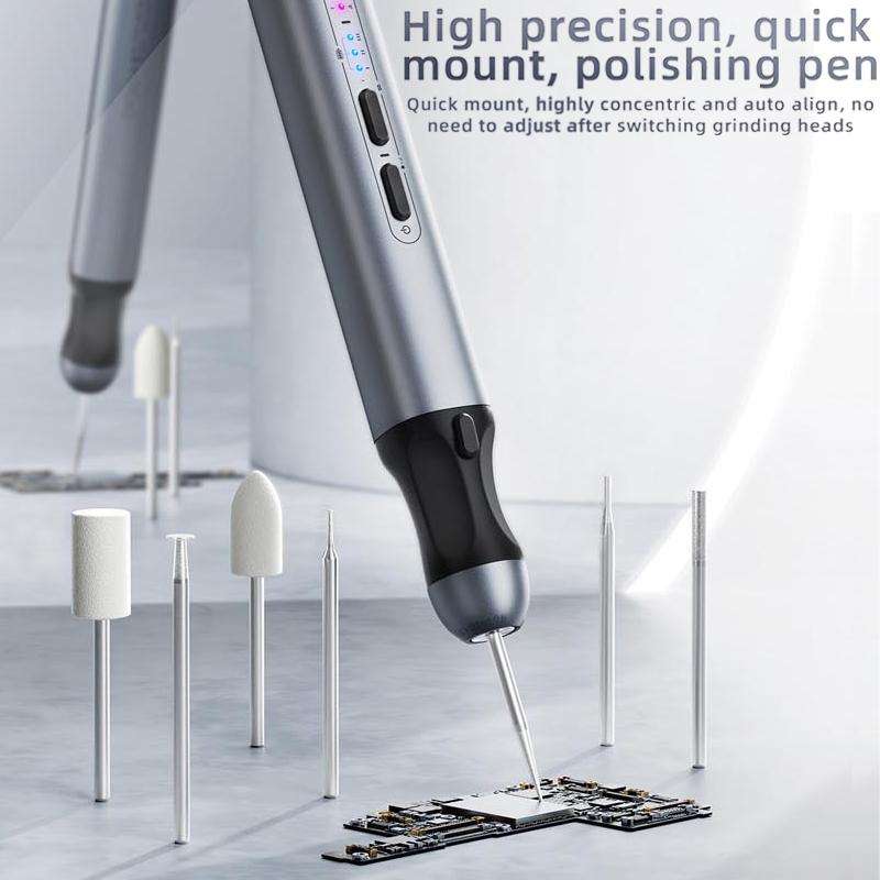 QianLi DM360 Mini Speed Adjustable Electric Grinding Polishing Pen with 7PCS Grinding Heads