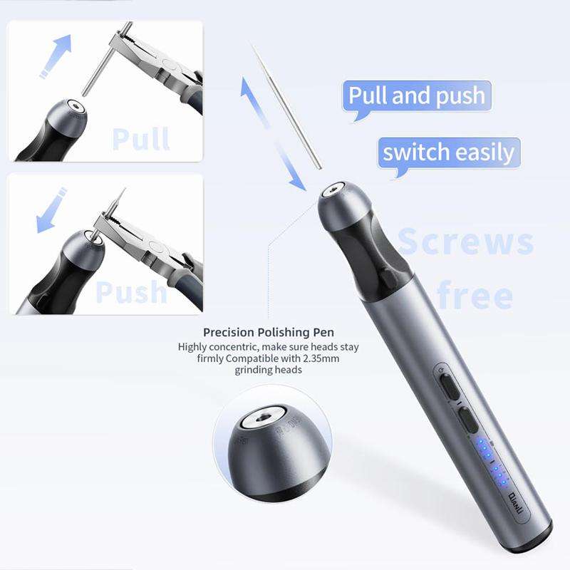 QianLi DM360 Mini Speed Adjustable Electric Grinding Polishing Pen with 7PCS Grinding Heads