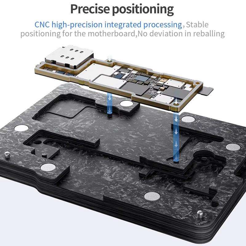 Qianli 4 in 1 Magnetic Middle Layer BGA Reballing Platform for iPhone 16 Series