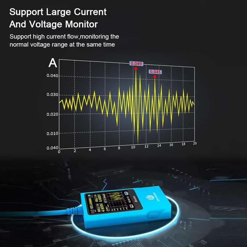 JCID iBooter Intelligent Real-time Current Analyzer Special Power Cord For iPhone 12-14 Series