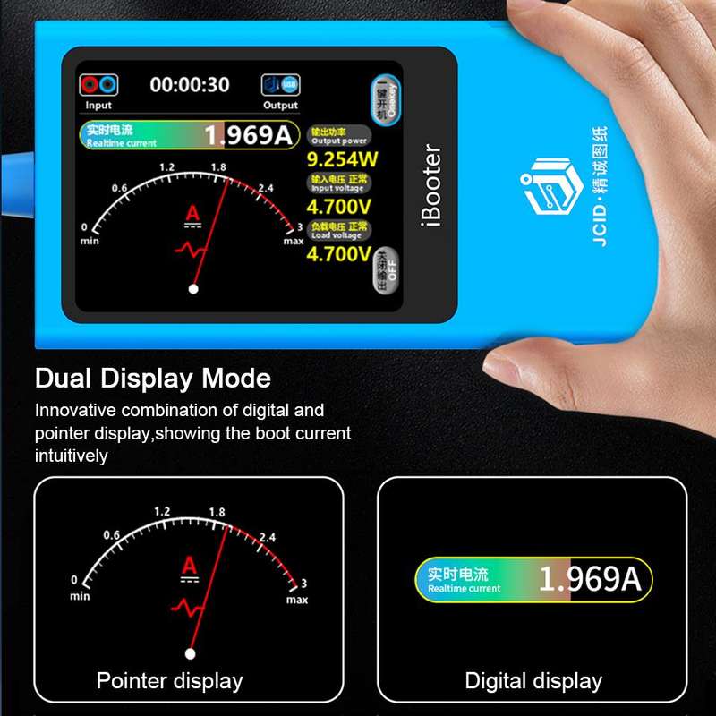 JCID iBooter Intelligent Real-time Current Analyzer Special Power Cord For iPhone 12-14 Series