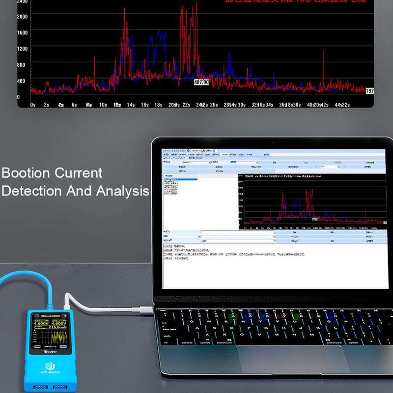 JCID iBooter Intelligent Real-time Current Analyzer Special Power Cord For iPhone 12-14 Series
