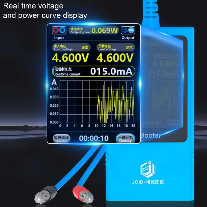 JCID iBooter Intelligent Real-time Current Analyzer Special Power Cord For iPhone 12-14 Series