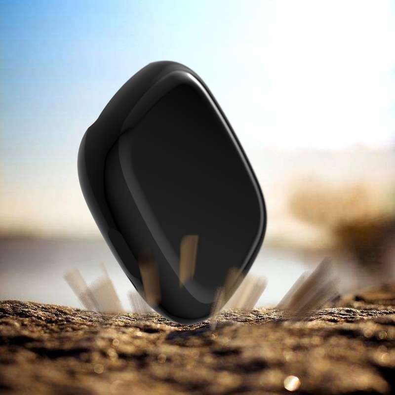 For Fitbit Versa 3 / Versa Sense Plating Full Package TPU Protective Case(Black)