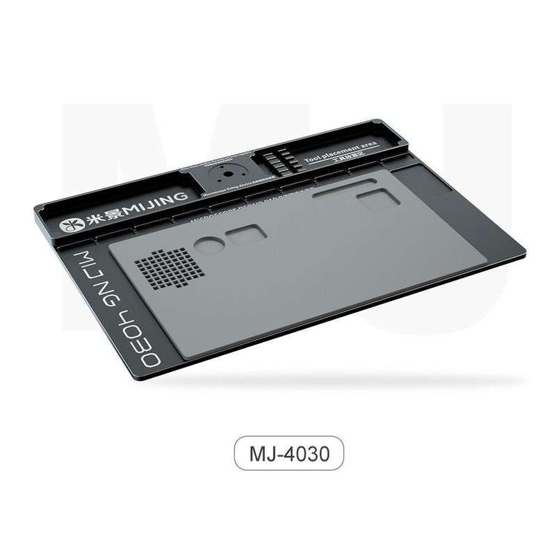 Mijing Fixed Rod Diameter 32mm Universal Microscope Aluminum Alloy Big Base, Mold:MJ-4070