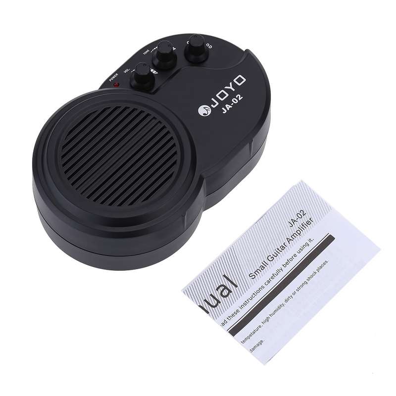 JOYO JA-02 3W Guitar Amplifier Mini Electric Guitar Amp Amplifier Speaker with Volume Tone Distortio