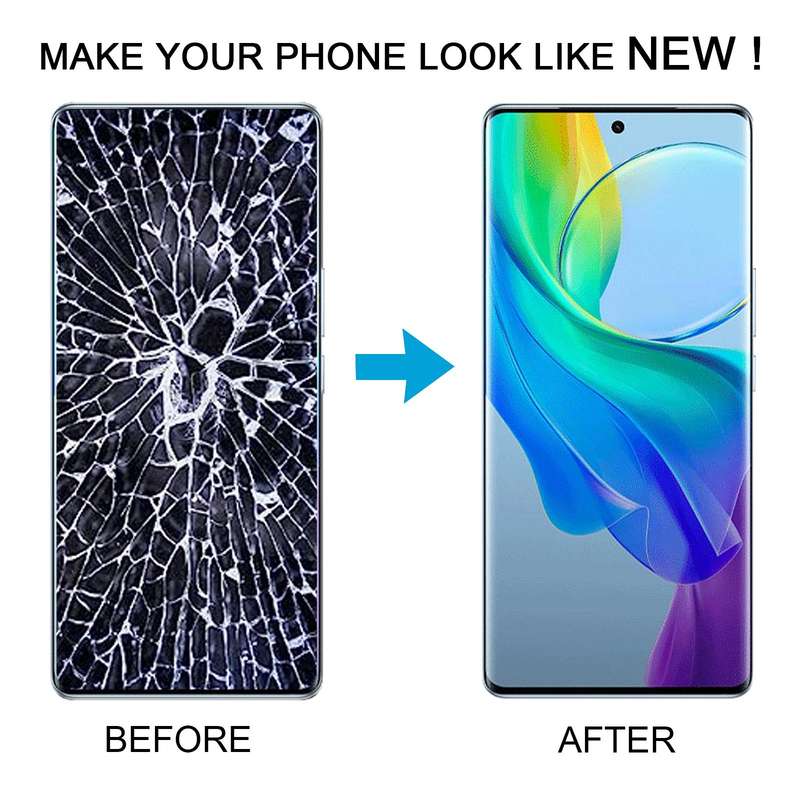 For vivo Y78+ OLED LCD Screen with Digitizer Full Assembly with Fingerprint Identification