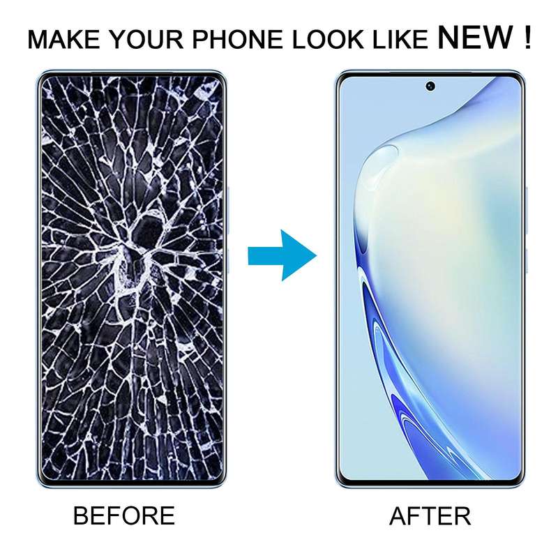 For vivo V27 OLED LCD Screen with Digitizer Full Assembly with Fingerprint Identification