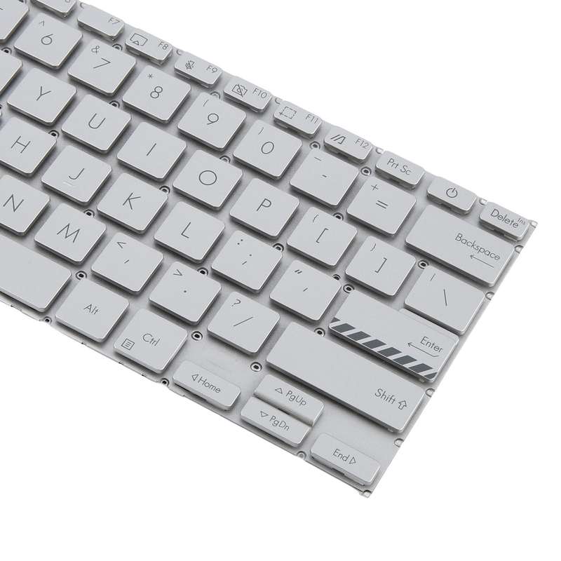 US Version Laptop Keyboard for Asus VivoBook 14 Pro X1402 M1402 D1402 F1402 X1403Z X1402Z(Silver)