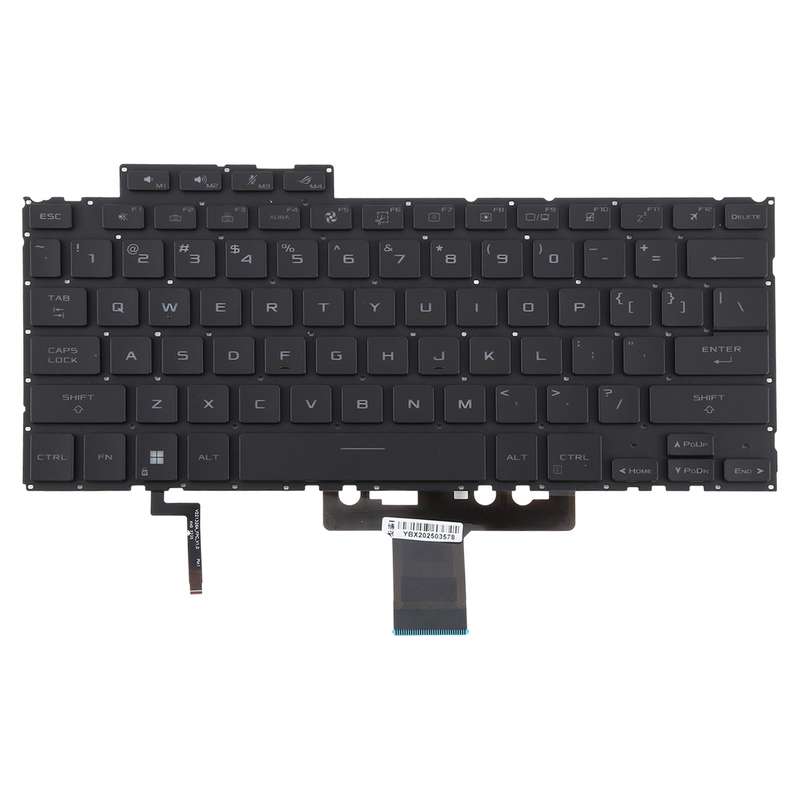 US Version Backlit Laptop Keyboard for Asus ROG Flow X13 GV302 2023 GV302XV GV302XU(Black)