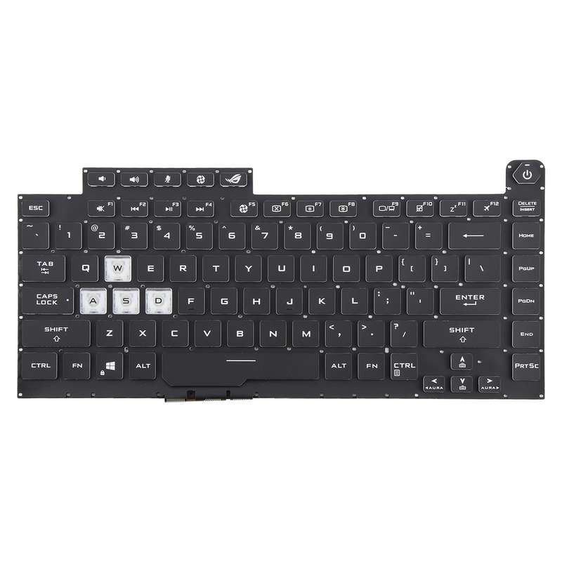 US Version Colorful 16 Pin Backlit Laptop Keyboard for Asus ROG Strix Scar G512 G512LV G512LW G512LI