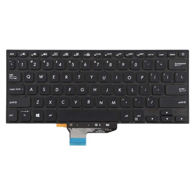 US Version Backlit Laptop Keyboard for Asus VivoBook S14 K430 A430 X430 S403 S4300F S4300U(Black)