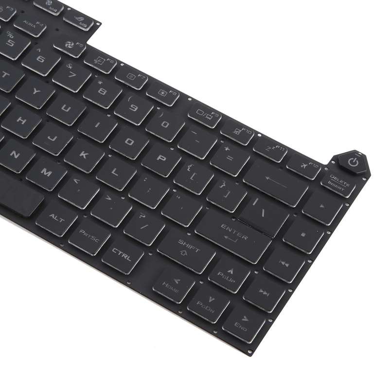 US Version Colorful Backlit Laptop Keyboard for Asus ROG Strix G16 G614 G614JU G634 G634JY 2023(Blac