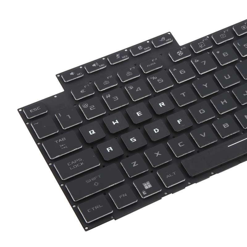 US Version Colorful Backlit Laptop Keyboard for Asus ROG Strix G16 G614 G614JU G634 G634JY 2023(Blac
