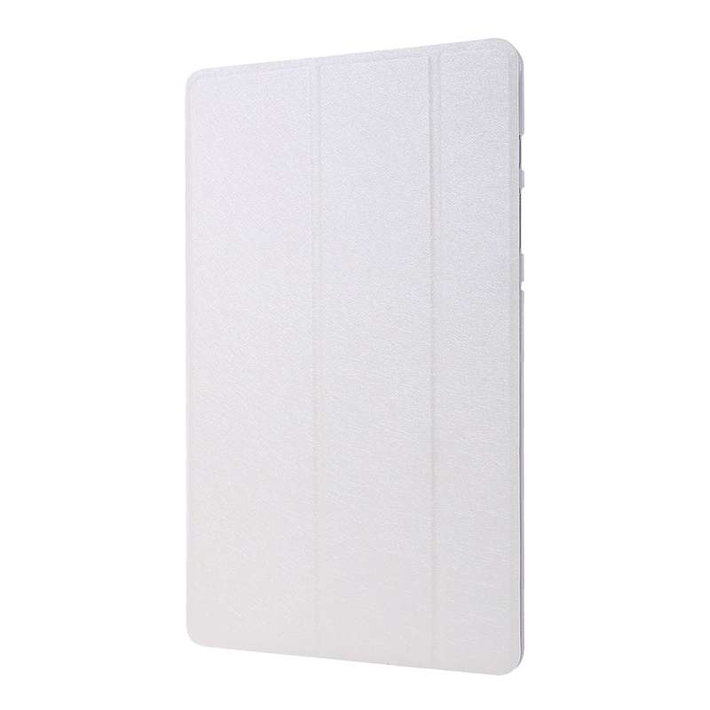 For Samsung Galaxy Tab S8 / Galaxy Tab S7 / T870 Silk Texture Three-fold Horizontal Flip Leather Cas