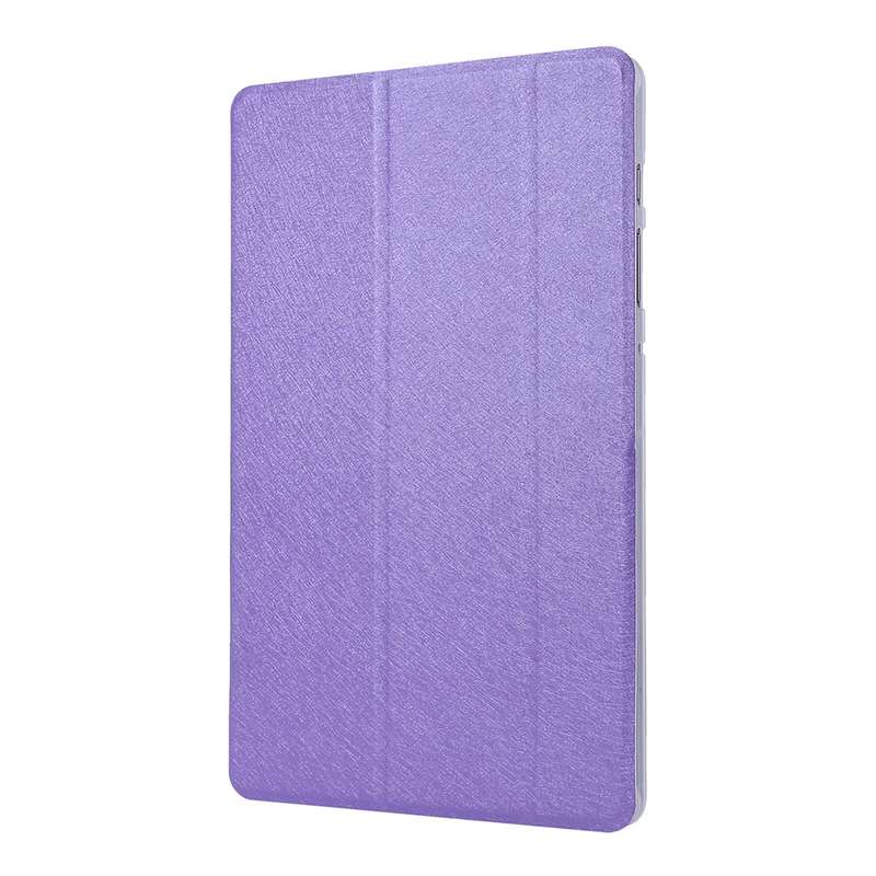 For Samsung Galaxy Tab S8 / Galaxy Tab S7 / T870 Silk Texture Three-fold Horizontal Flip Leather Cas
