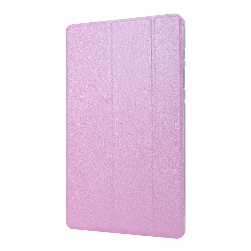 For Samsung Galaxy Tab S8 / Galaxy Tab S7 / T870 Silk Texture Three-fold Horizontal Flip Leather Cas