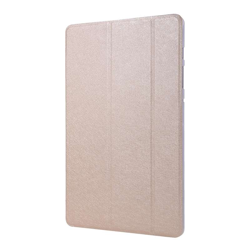 For Samsung Galaxy Tab S8 / Galaxy Tab S7 / T870 Silk Texture Three-fold Horizontal Flip Leather Cas