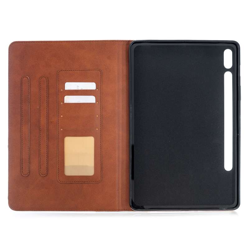 For Samsung Galaxy Tab S8 / Galaxy Tab S7 T870 Rhombus Texture Horizontal Flip Magnetic Leather Case