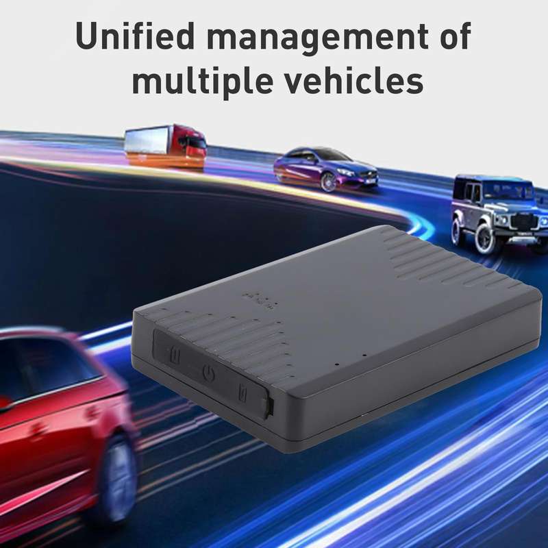 V6A 3000mAh Car 4G GPS WiFi Locator Tracker(Black)