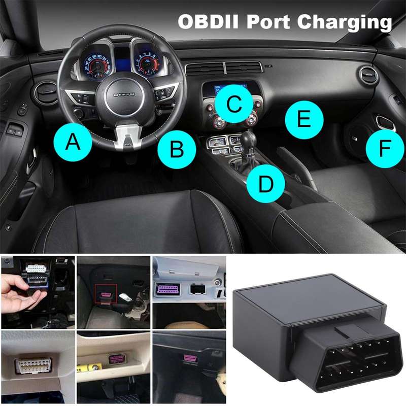 OBD Car 4G GPS Locator Tracker(Black)