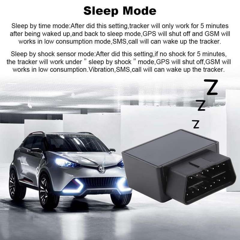 OBD Car 4G GPS Locator Tracker(Black)