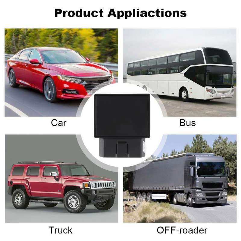 OBD Car 4G GPS Locator Tracker(Black)