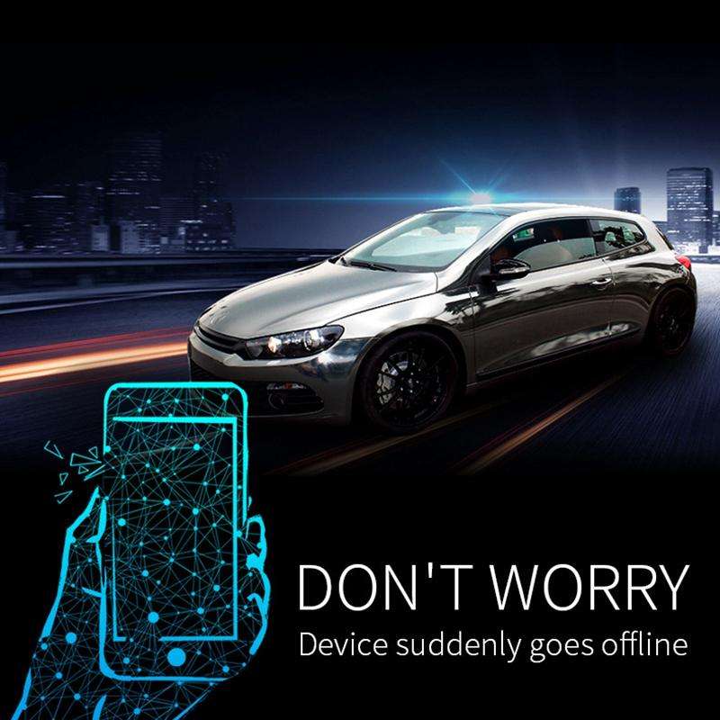 GT25 Car 4G GPS Smart Locator Tracker(Black)