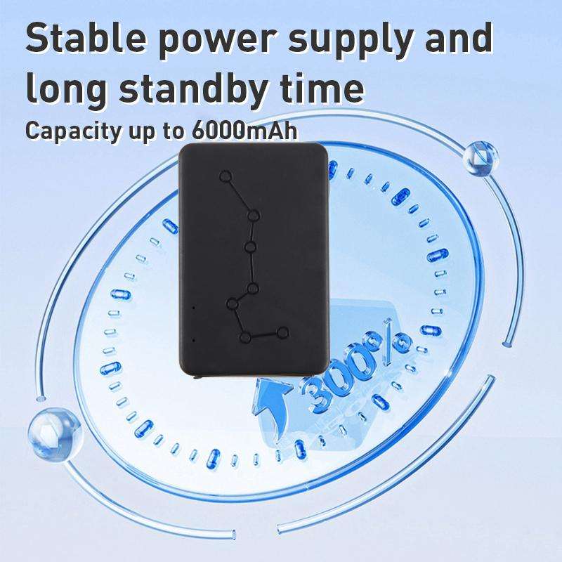 GT63C 6000mAh Car 4G GPS Locator Tracker(Black)