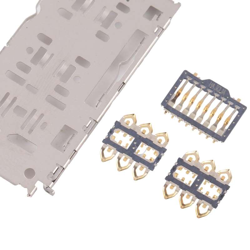 For Galaxy A10 SM-A105 10pcs Original SIM + Micro SD Card Reader
