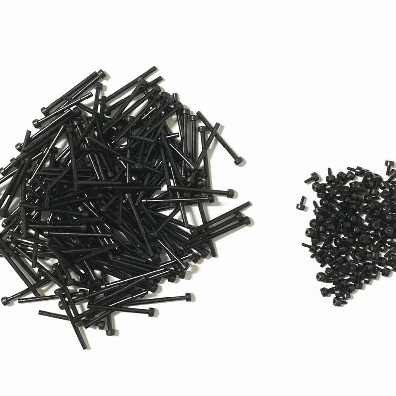 For Amazfit T-Rex 1 Pair Hex Socket Replacement Lug Rod with Screwdriver(Black)