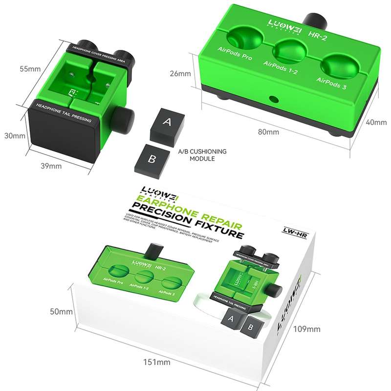 LUOWEI LW-HR Earphone Repair Precision Fixture Set