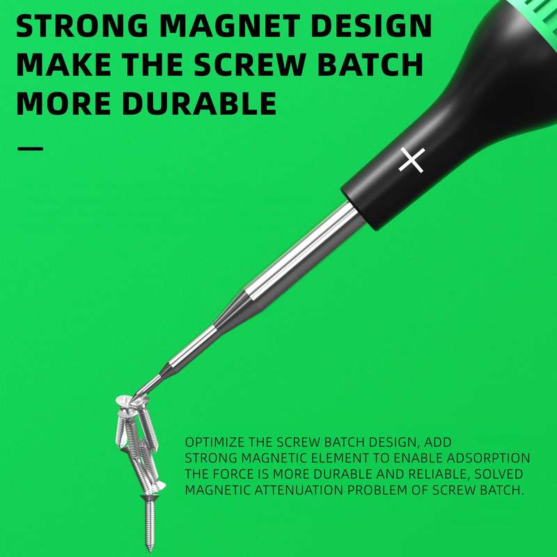 LUOWEI LITTLE BOY Smooth Bearings Alloy Magnetic Screwdriver Set