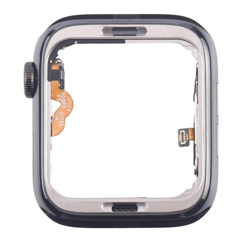 For Apple Watch Series 4 40mm LTE Graphite Steel Middle Frame Bezel Plate with Crown Spin Axis Flex
