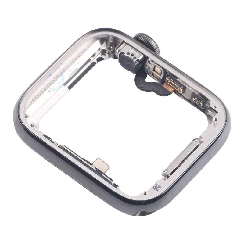 For Apple Watch Series 4 40mm LTE Graphite Steel Middle Frame Bezel Plate with Crown Spin Axis Flex