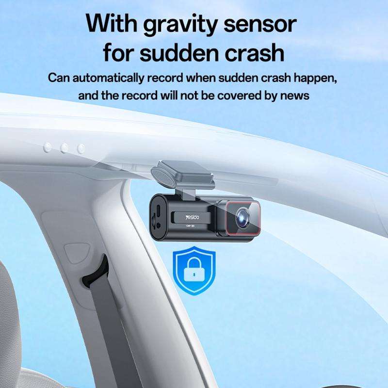 Yesido KM21 1K HD Camera Car Driving Recorder with 1.47 inch Screen(Black)