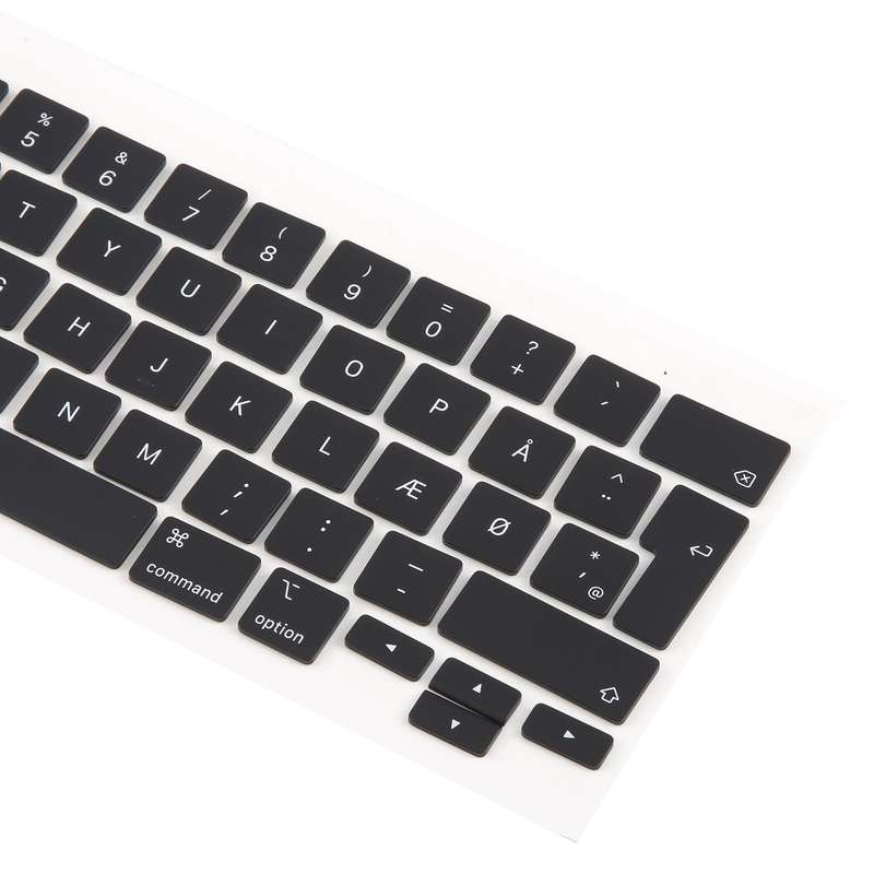 For MacBook A2251 A2289 A2238 A2338 UK Big Enter Version Keycaps, Language:Denmark