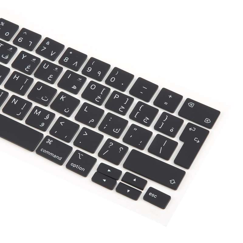 For MacBook A2251 A2289 A2238 A2338 UK Big Enter Version Keycaps, Language:Arabic