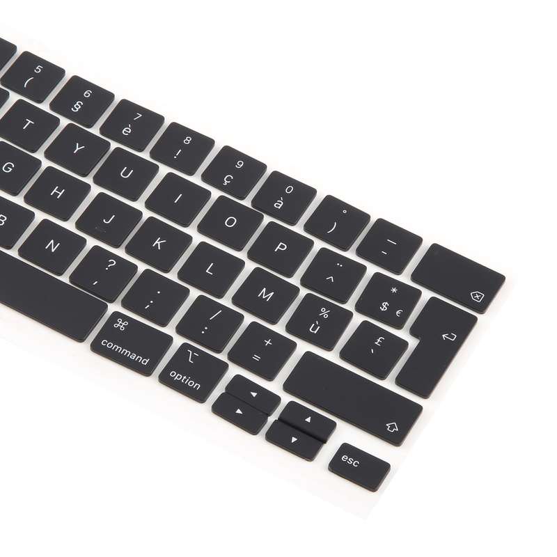 For MacBook A2251 A2289 A2238 A2338 10pcs UK Big Enter Version Keycaps, Language:French