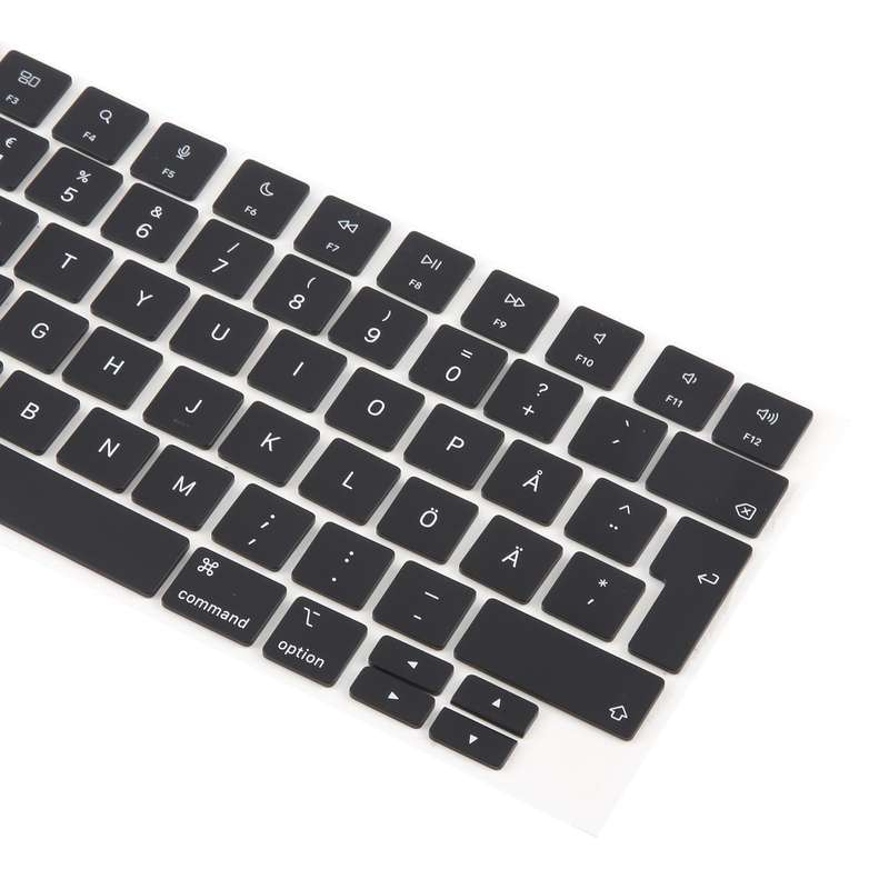 For MacBook A2442 A2485 A2779 A2780 A2991 A2992 A2918 UK Big Enter Version Keycaps, Language:Sweden