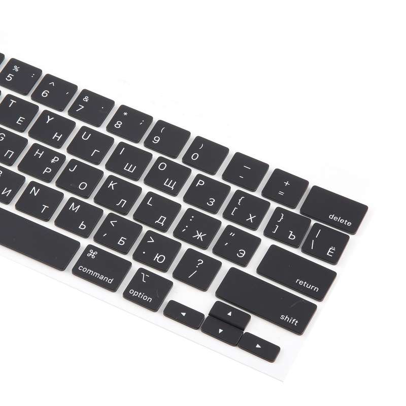 For MacBook A2251 A2289 A2238 A2338 US Small Enter Version Keycaps, Language:Russian