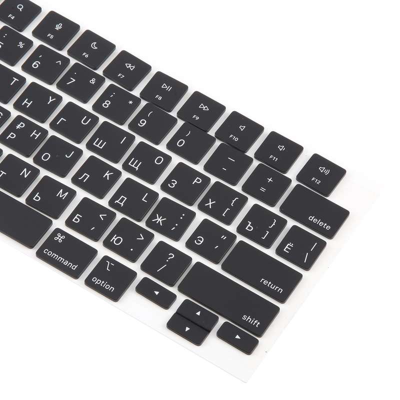 For MacBook A2681 A2941 A3113 A3114 US Small Enter Version Keycaps, Language:Russian