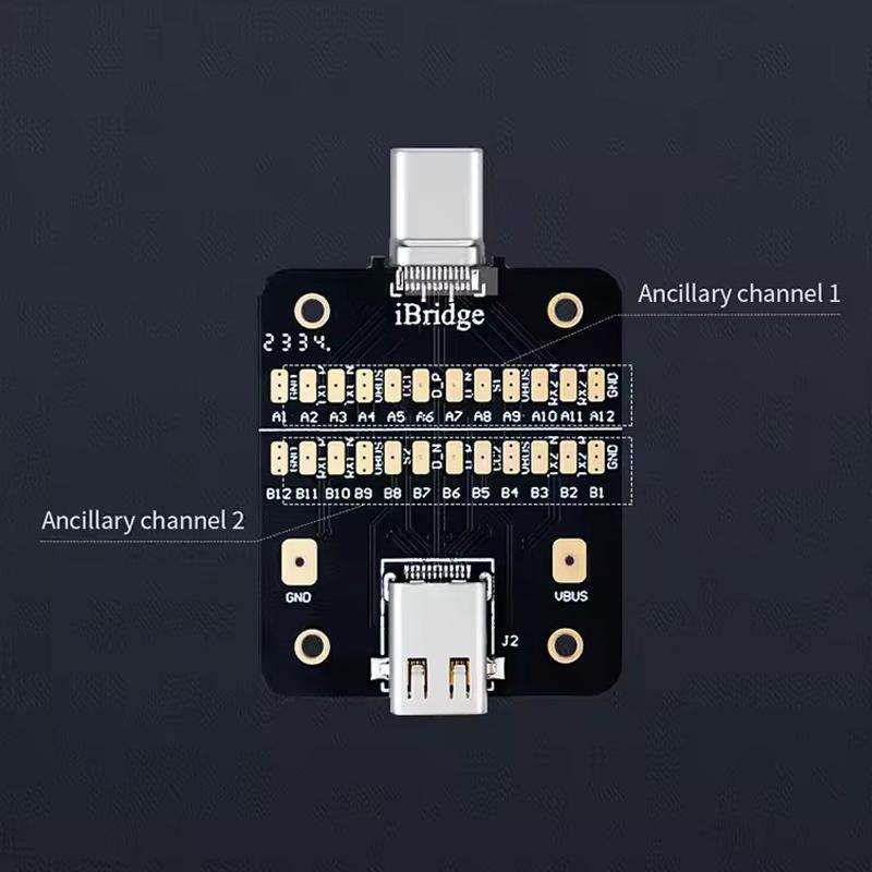 QianLi iBridge Tail Plug Charging DNDP Detection Epitaxial Board, Model:8 Pin