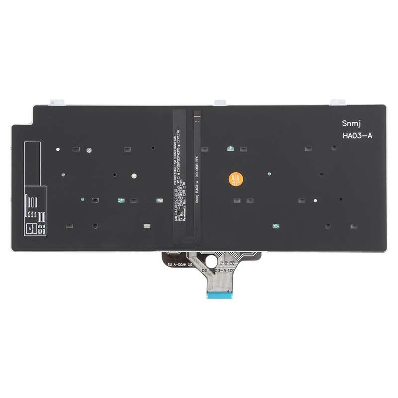 US Version Backlit Laptop Keyboard for Dell LATITUDE P33S 13-7300 7310(Black)