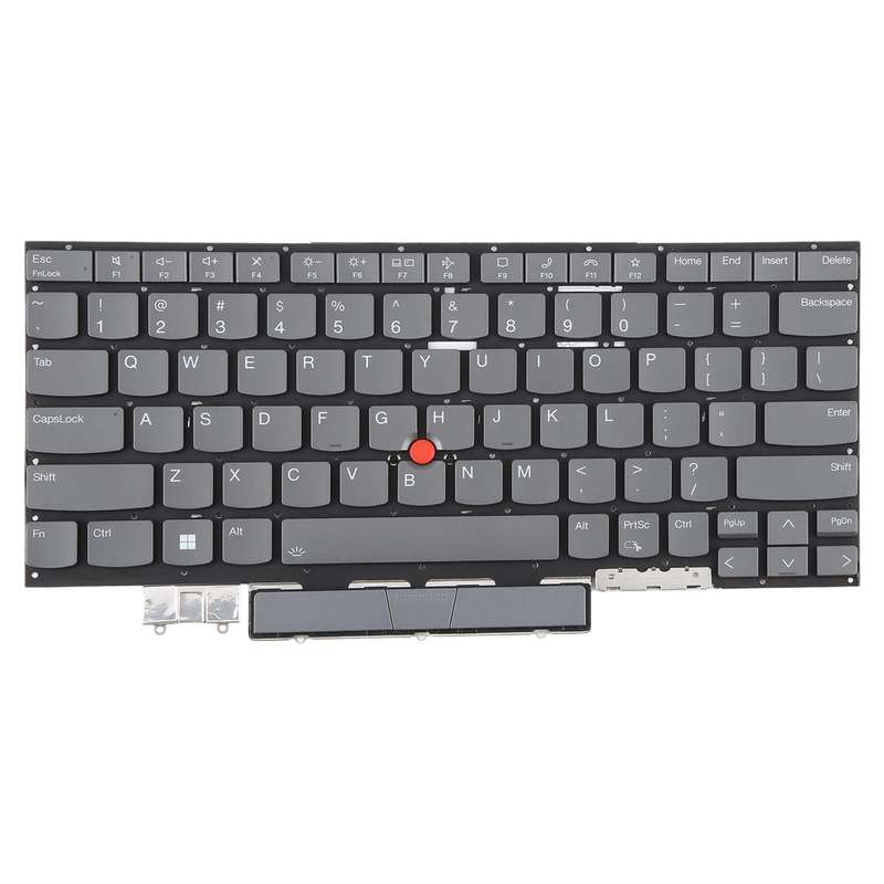 US Version Backlit Laptop Keyboard for Lenovo Thinkpad X1 YOGA 6TH 2021(Gray)