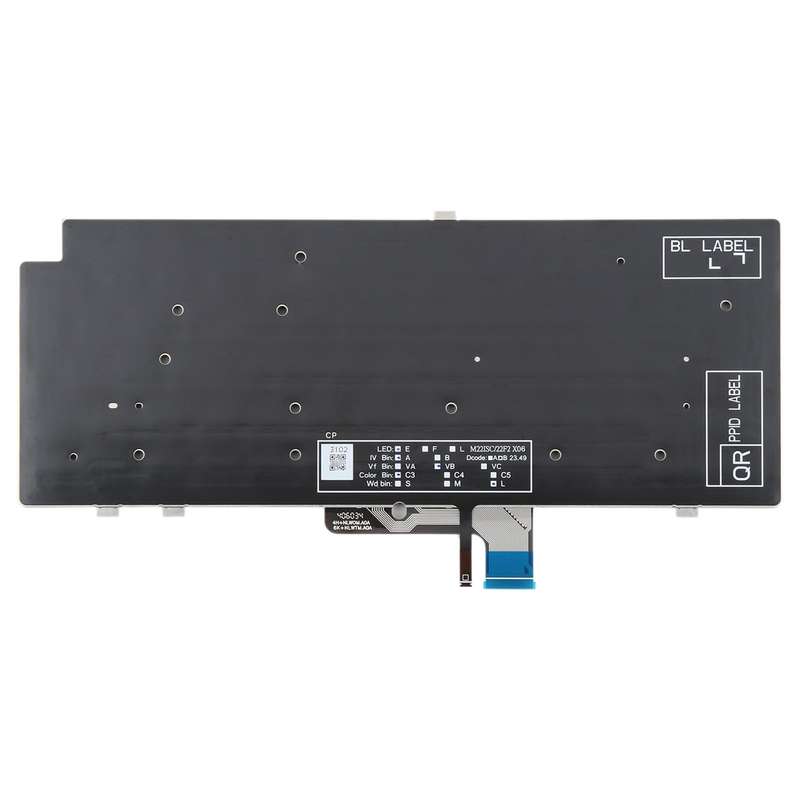 US Version Backlit Laptop Keyboard for Dell Latitude 7340 7440 7640(Black)